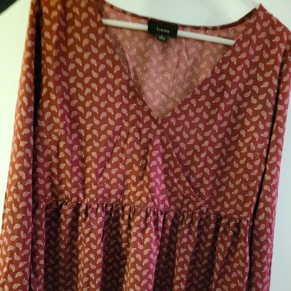Lumiere LS Marron Blouse - Picture 4 of 4